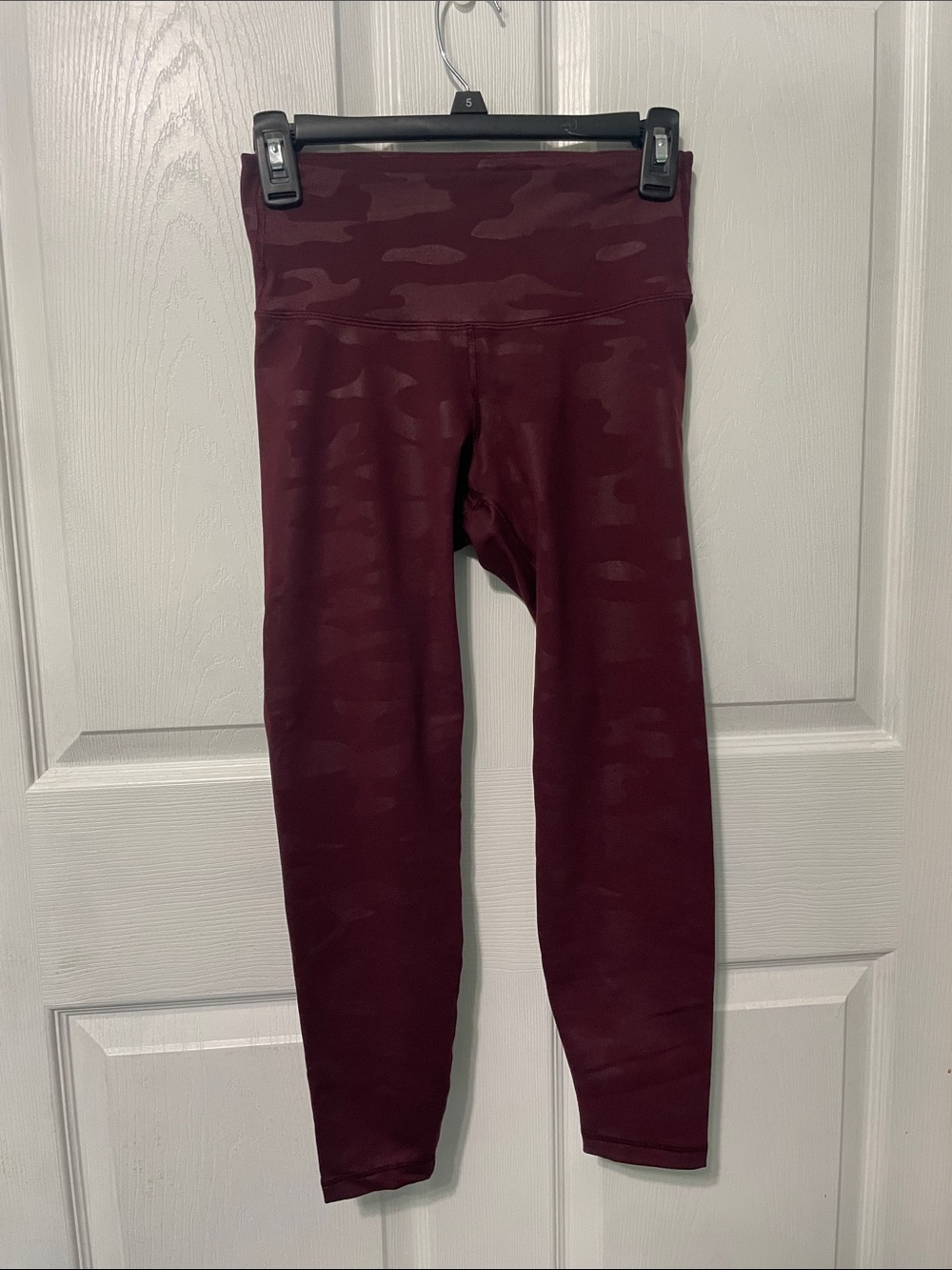 Active Dry Burgundy Camo High-Waist Leggings